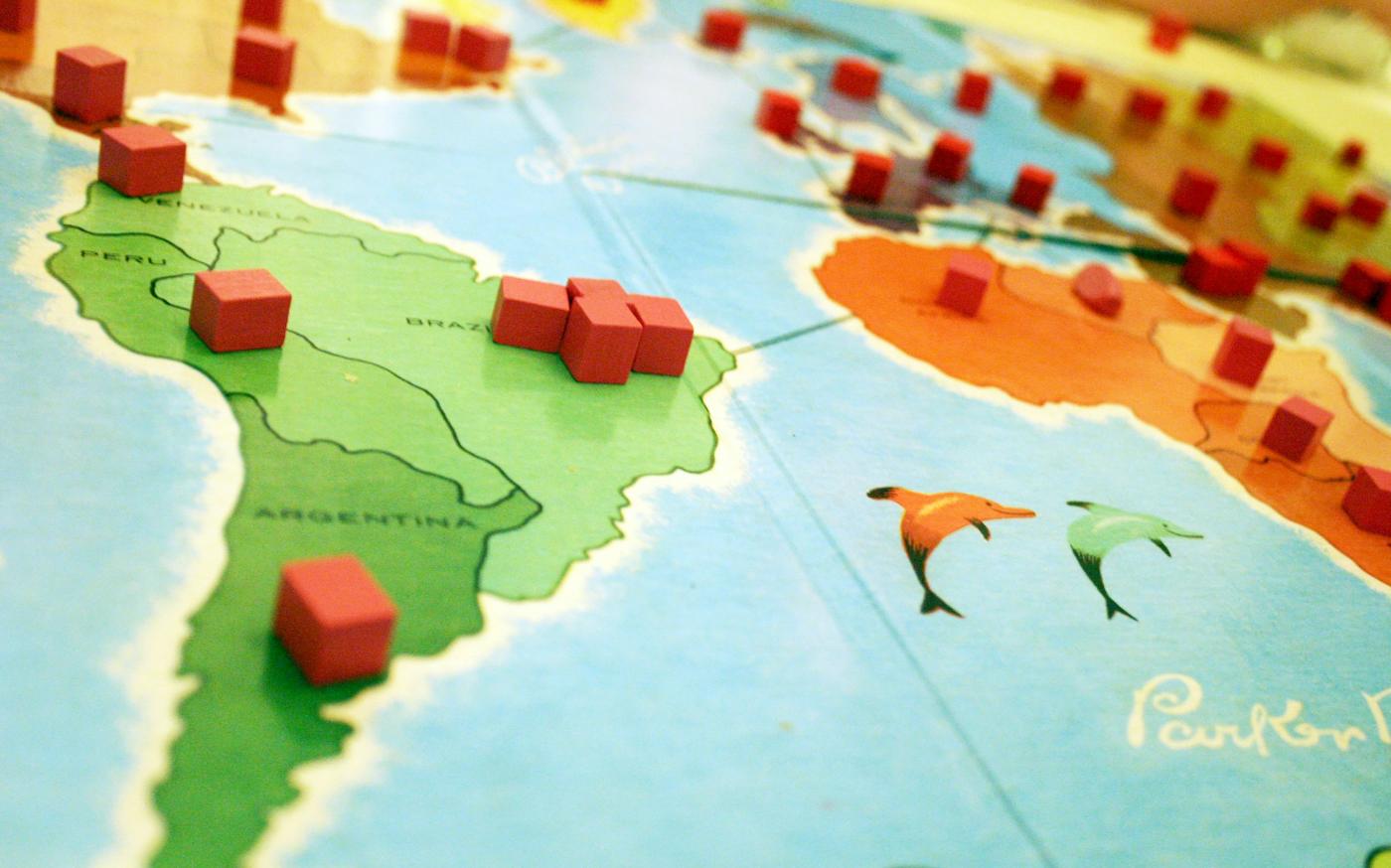 a close up of a board game on a table by Hal Gatewood courtesy of Unsplash.