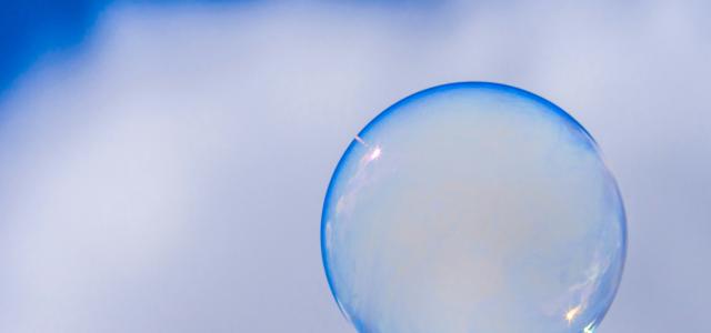 blue bubble by Zdeněk Macháček courtesy of Unsplash.